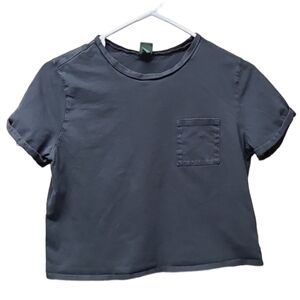 Wild Fable womens black crop top medium